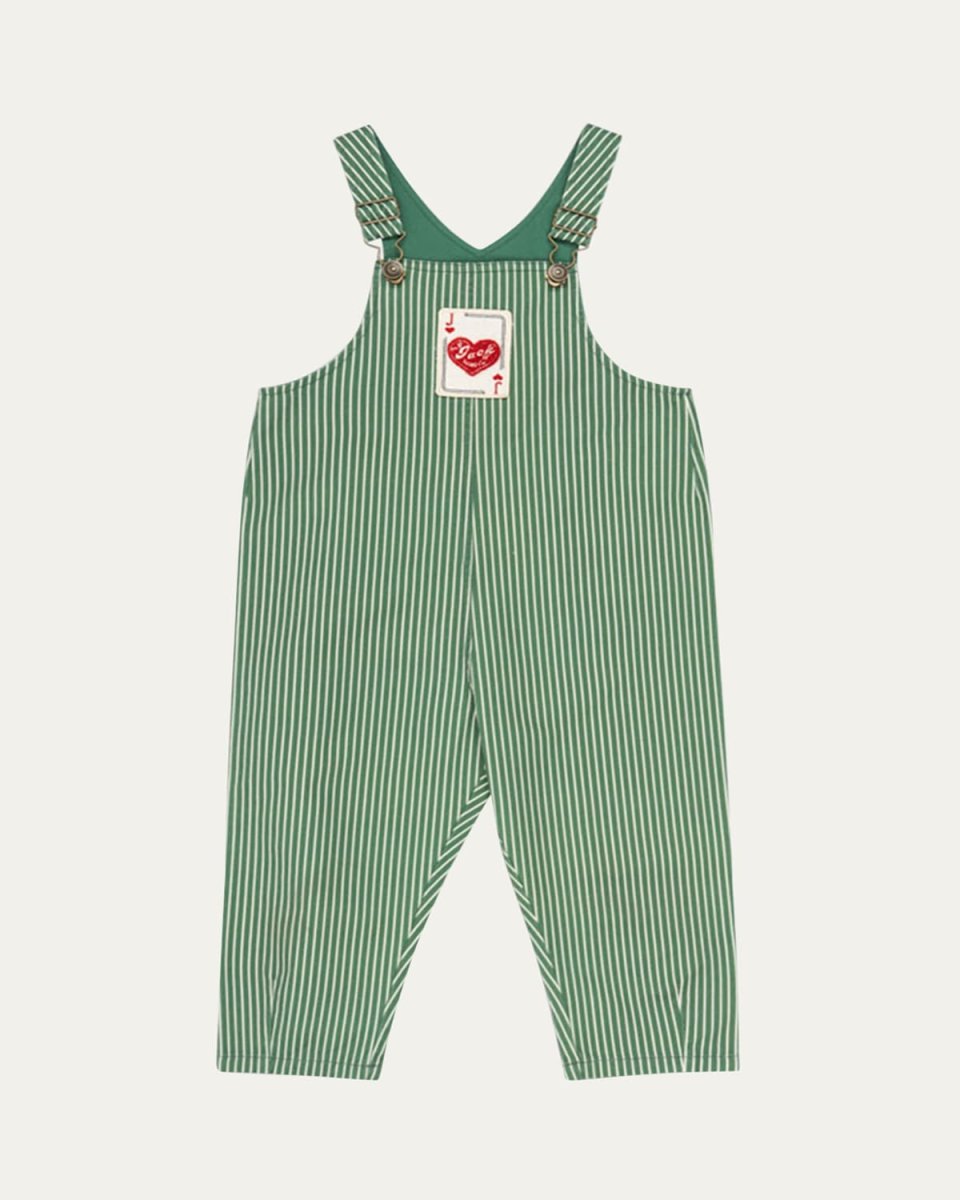Rosie H-W x Boy's Jack Card-Print Overalls Gots 2, Size 12M-4